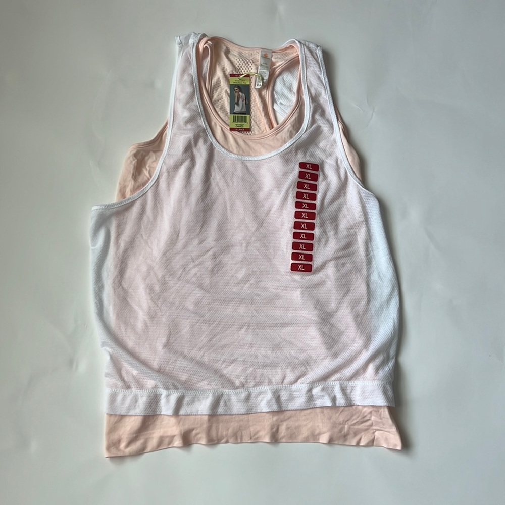 Tangerine Double Layer Tank